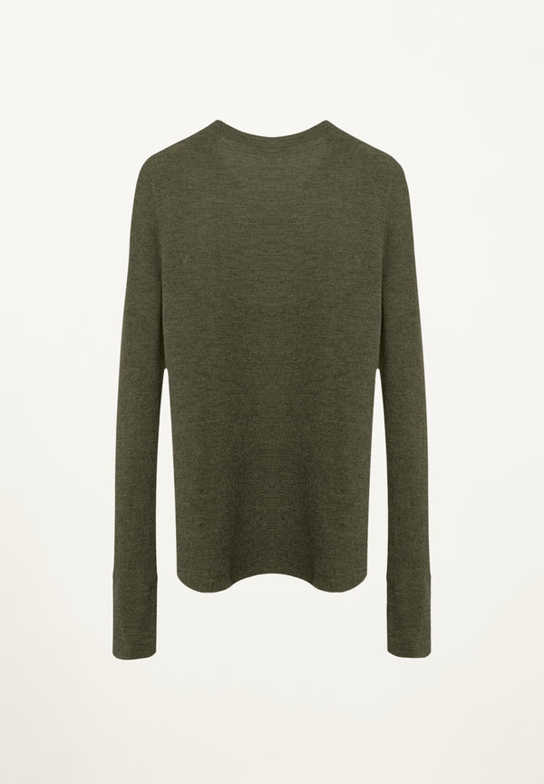 Addison Cashmere Thermal in Army 