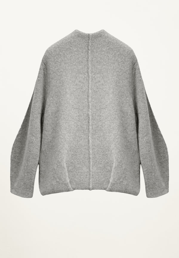 Talisa Knit Bomber in Heather