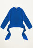 Alex Tie Pullover in Cobalt