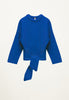 Alex Tie Pullover in Cobalt
