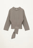 Alex Tie Pullover in Mouse
