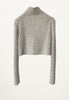 Andie Cropped Pullover in Sand