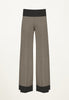 Beachside Pant in Taupe/Black