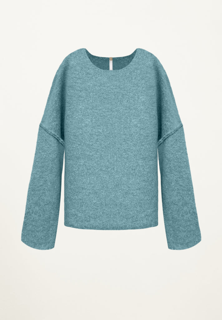 Camden Knit Sweatshirt in Glacier