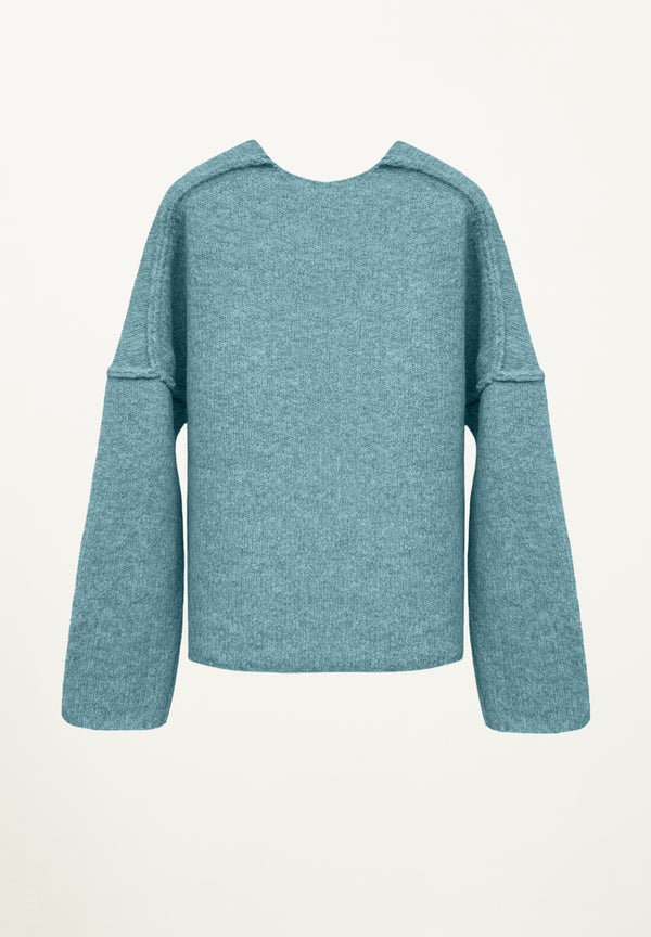 Camden Knit Sweatshirt in Glacier
