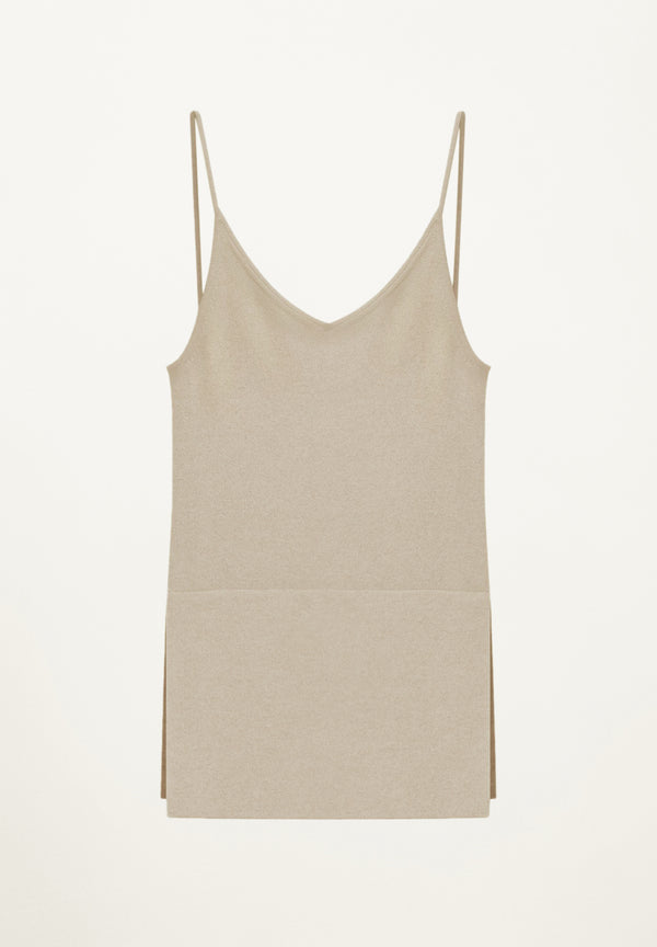 Madalyn Cashmere Cami in Beige