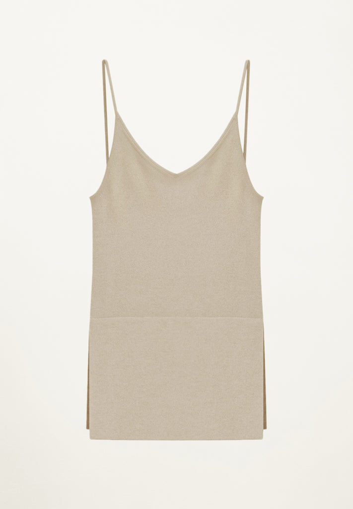 Madalyn Cashmere Cami in Beige