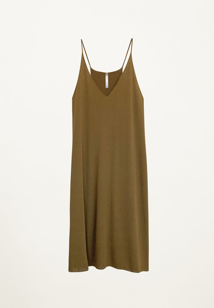 Jolene Cami Dress in Khaki