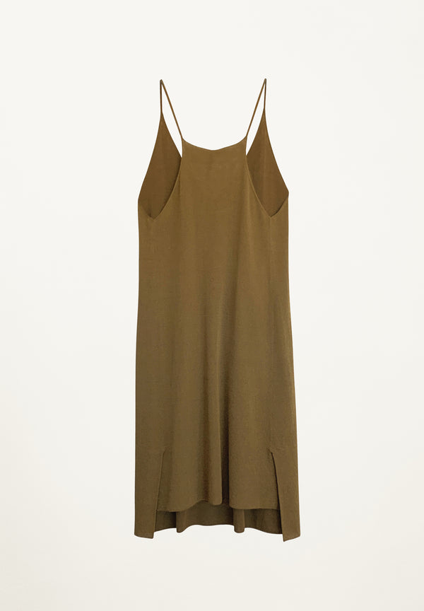 Jolene Cami Dress in Khaki