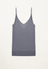 Hi Lo Cami in Slate