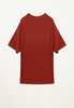 Jeana Cashmere V Neck in Currant