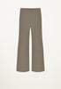 Gemma Crop Flared Pant in Taupe