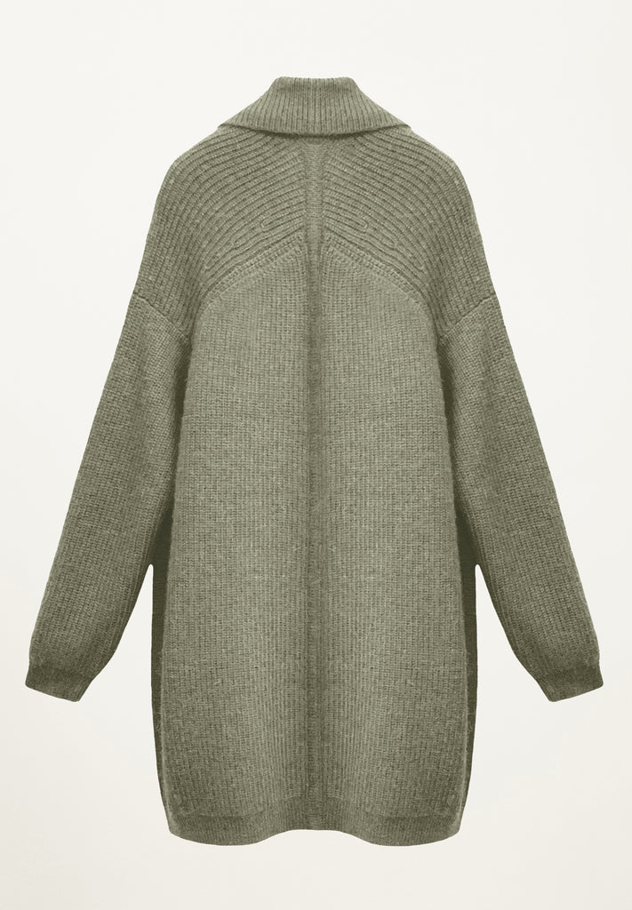 Gio Coat Cardigan in Sage