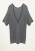 Amira Low Back Tee in Lead