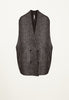 Logan Vest in Dark Brown