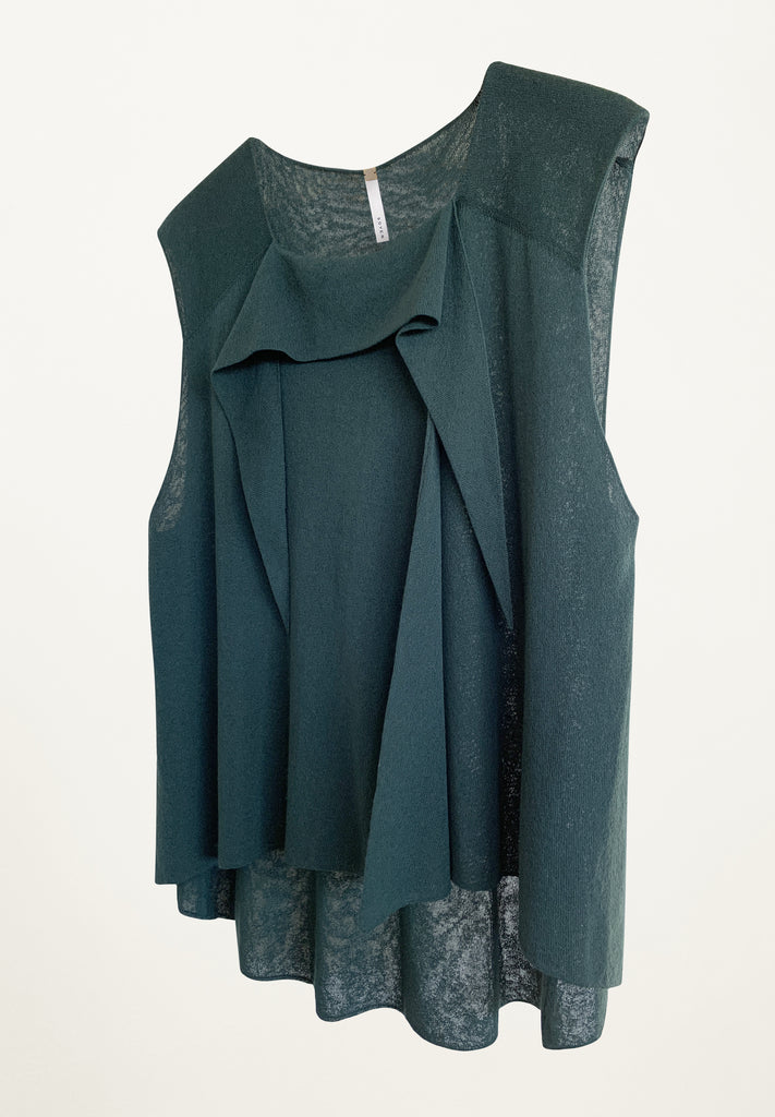 Lucie Sleeveless Blouse in Cypress
