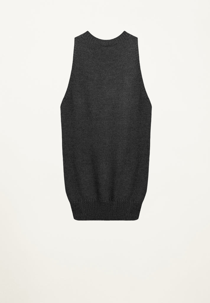 Mika Sleeveless in Black