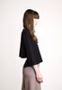 Milano Top with Tie Back in Black