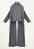Petra Long Front Cardigan in Dove