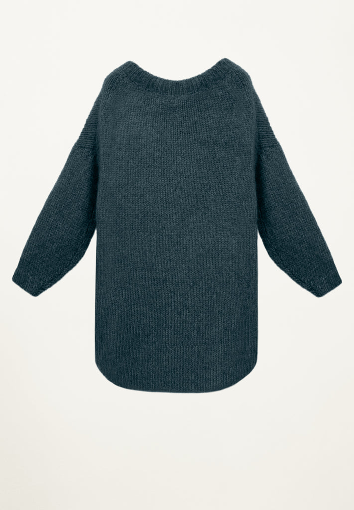 Phoebe Oversized Sweater in Peacock