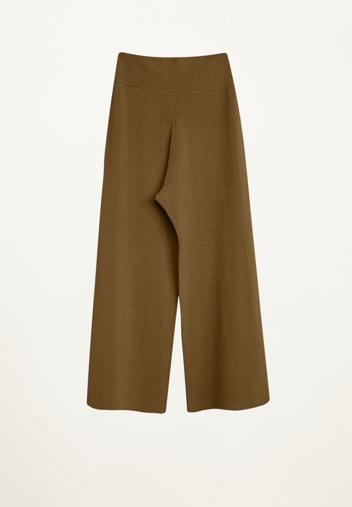Reese Cropped Pant in Khaki