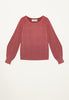 Cashmere Crewneck Sweater in Coral