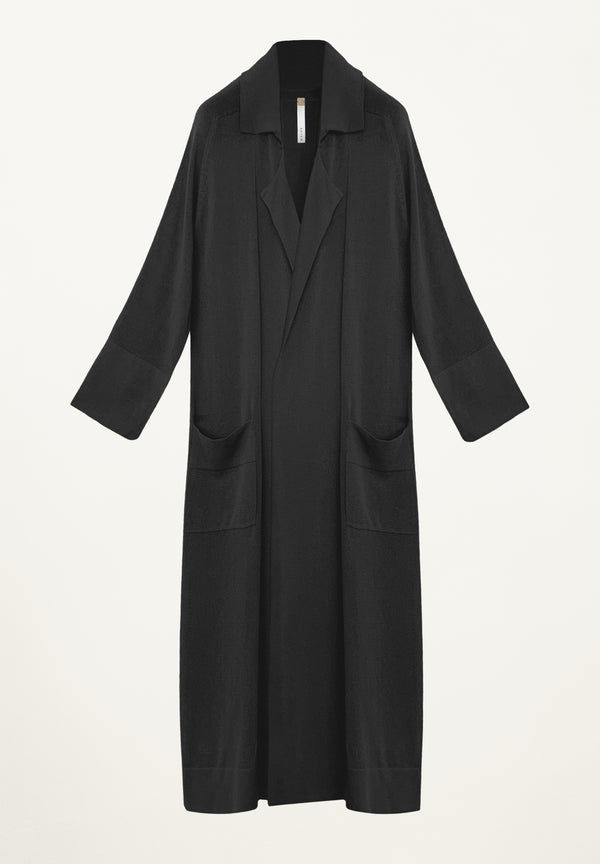 Sloane Belted Trench in Black