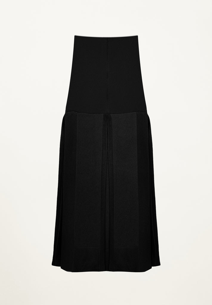 Six Panel Skirt in Black