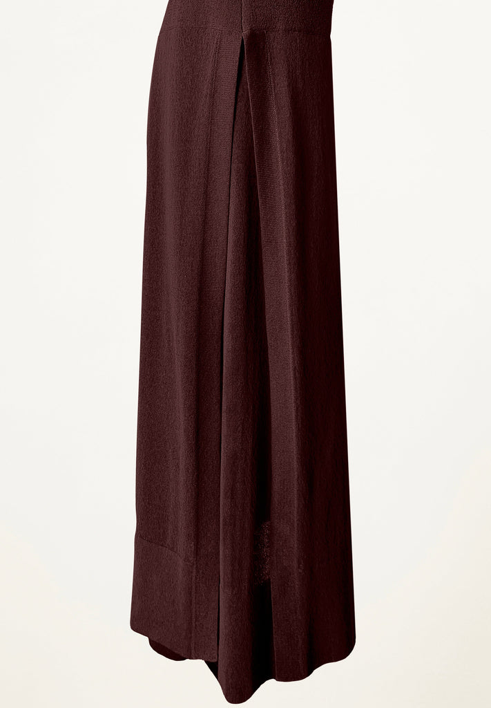 Six Panel Skirt in Plum