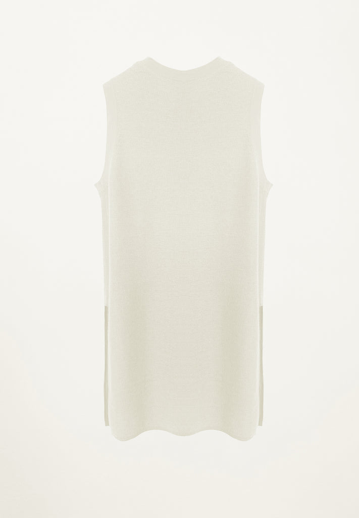 Stella Sleeveless Tunic in Ivory
