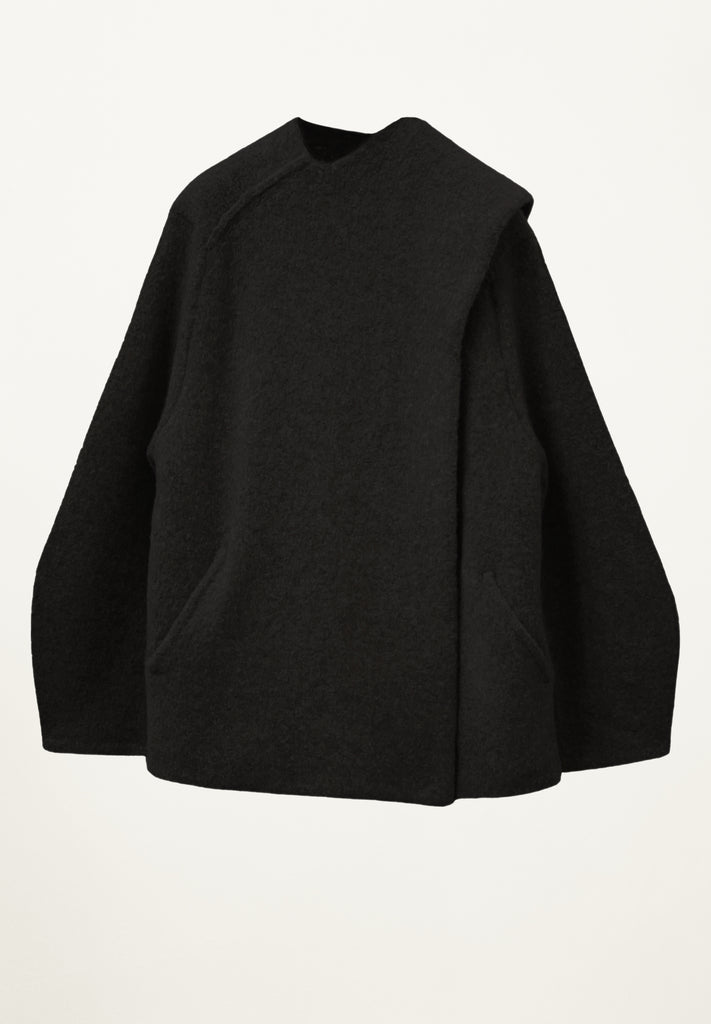 Talisa Knit Bomber in Black