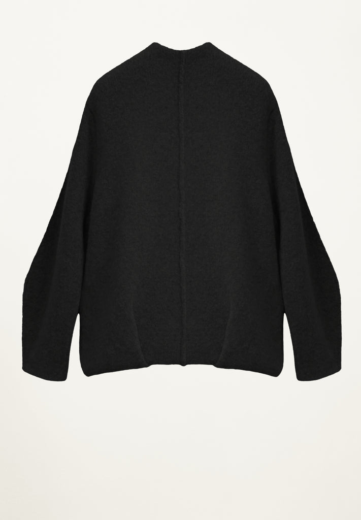 Talisa Knit Bomber in Black