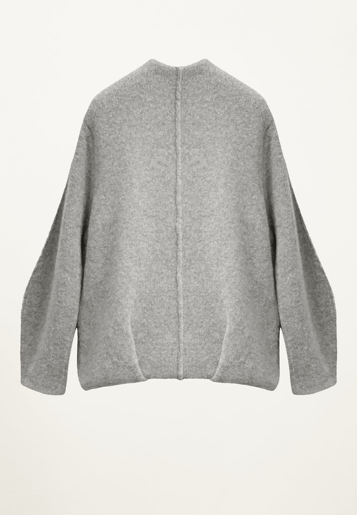 Talisa Knit Bomber in Heather