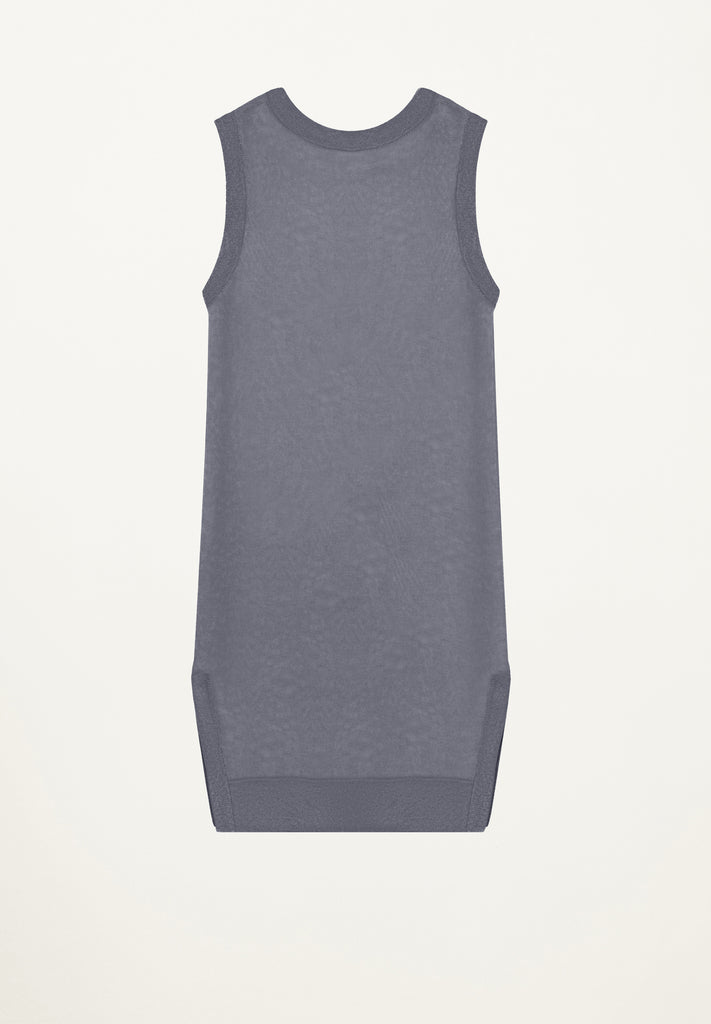 Sleeveless Tunic in Slate